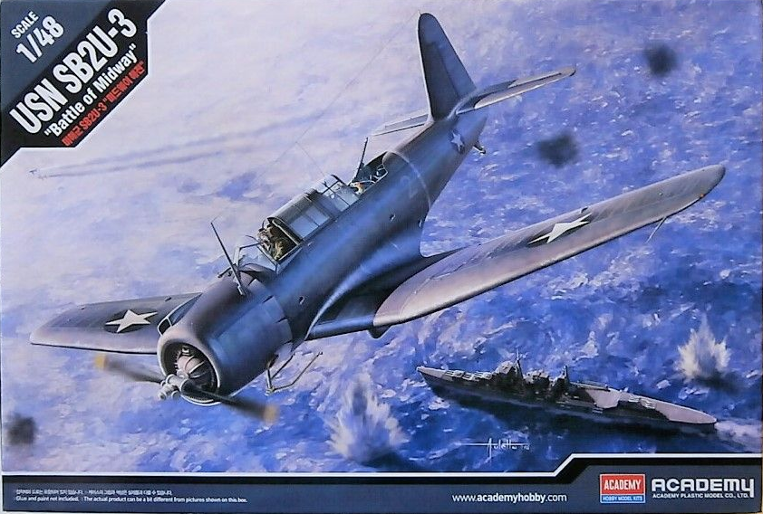 Academy 12324 1/48 SB2U-3 BATTLE OF MIDWAY (7521361199341)