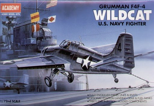 Academy 12451  1/72 F4F-4 Wildcat (8277956526317)