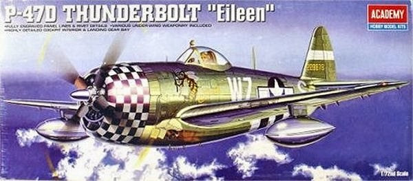 Academy 12474 (2105)1/72 P-47D THUNDERBOLT"EILEEN" (1848461590577)