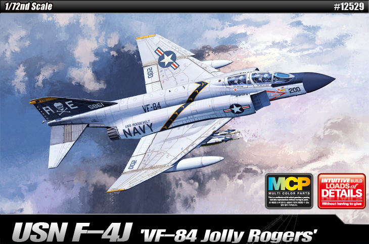 Academy 12529 1/72 F-4J "VF-84 Jolly Rogers" - Hobby City NZ (8294590513389)