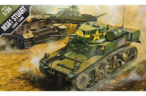 Academy 13269 1/35 U.S. M3A1 STUART LIGHTTANK -1398 (8294590611693)