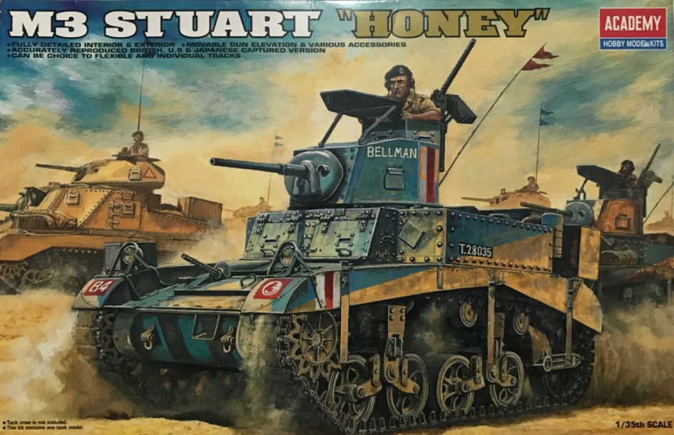 Academy 13270 1/35 U.S. M3A1 STUART "HONEY" (8157360980205)