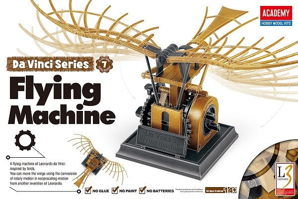 Academy 18146 Flying Machine - Da Vinci Series No. 7 (Snap Kit) - Hobby City NZ