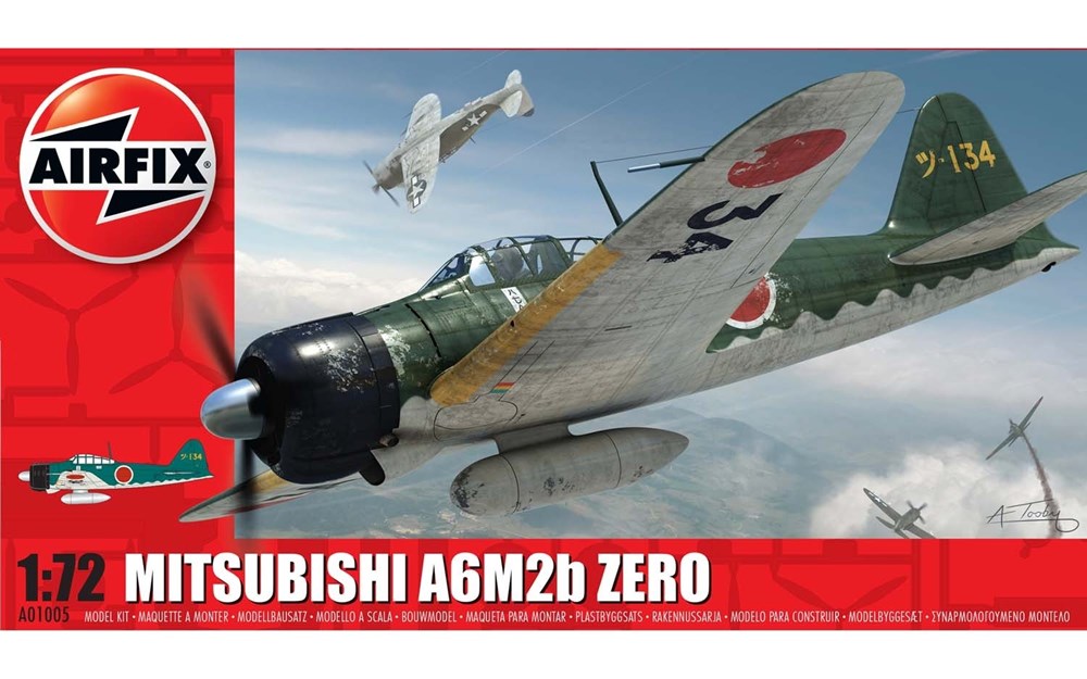 Airfix 01005 1/72 Mitsubishi A6M2b Zero (8339832439021)