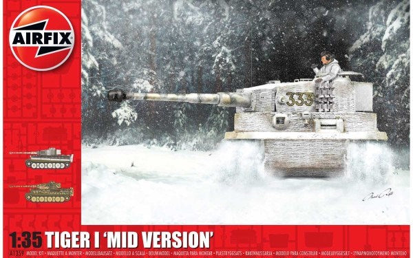 Airfix 01359 1/35 Tiger I 'Mid Version' - Hobby City NZ