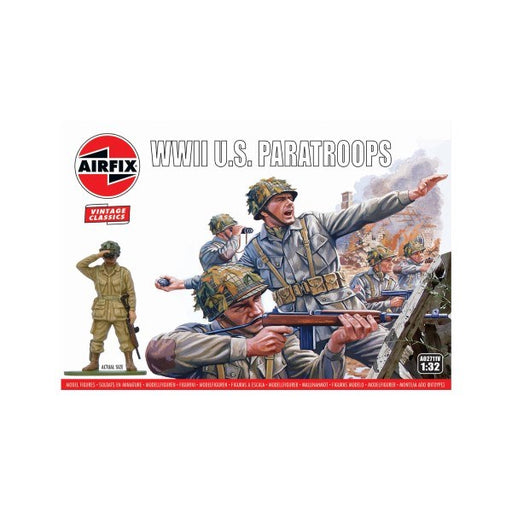 Airfix 02711V 1/32 Vintage Classics: WWII U.S. Paratroops (8339840434413)