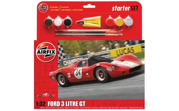 Airfix 55308 1/32 Starter Set: Ford 3 Litre GT (8144086434029)