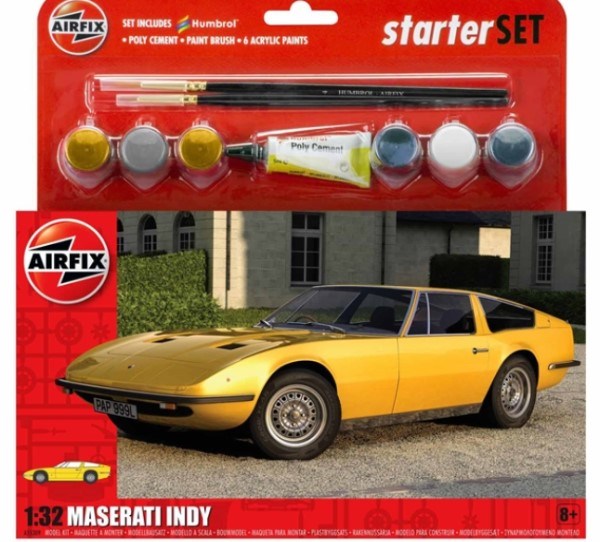 Airfix 55309 1/32 Starter Kit: Maserati Indy - Hobby City NZ (8144086466797)