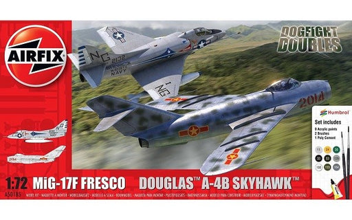 Airfix 50185 1/72 Gift Set: MiG-17F "Fresco" and Douglas A-4B Skyhawk - Dogfight Doubles - Hobby City NZ (8339836764397)