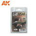 AK Interactive AK2130 USAF EUROPEAN CAMO SET (8346768474349)