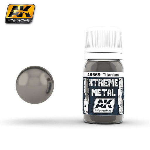 AK Interactive AK669 XTREME METAL METAL TITANIUM (8346773881069)