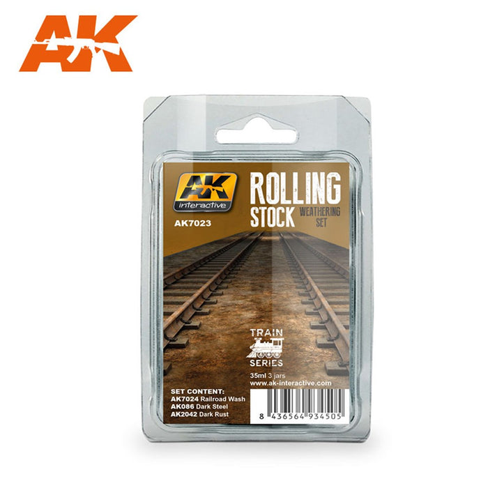 AK Interactive AK7023 AK TRAINS-ROLLING STOCK WEATHERING (8346766737645)