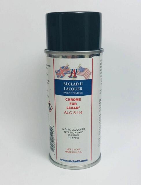 Alclad 5114 Chrome For Lexan Aerosol 3oz (8620624052461)