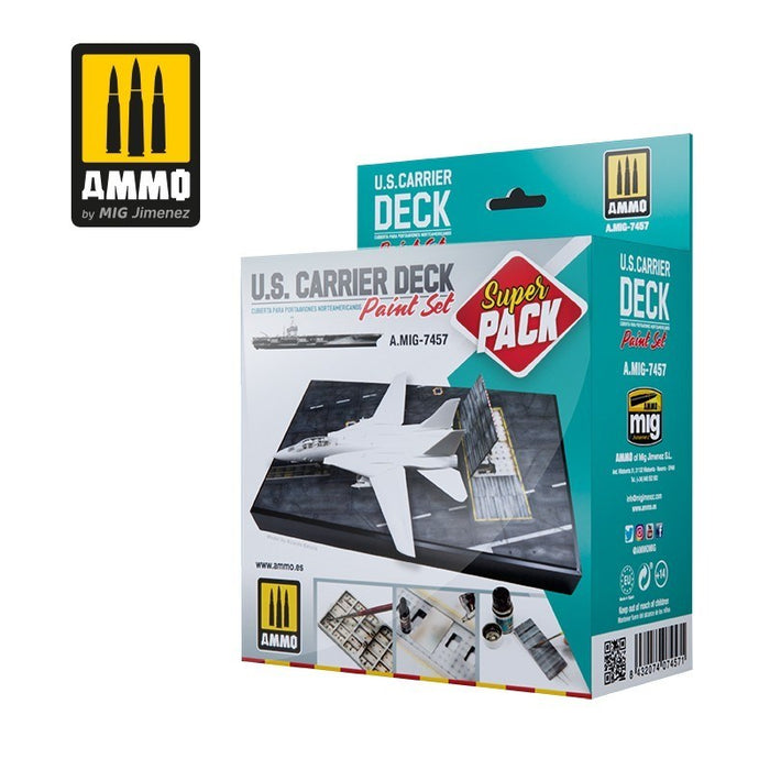 AMMO by Mig Jimenez A.MIG-7457 U.S. Carrier Deck Paint Set (8470979281133)