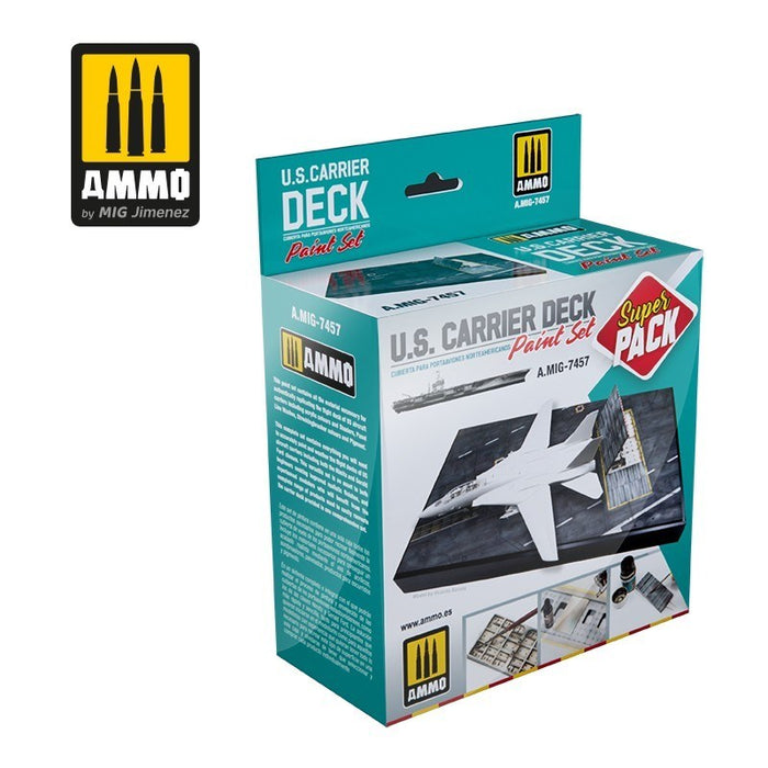 AMMO by Mig Jimenez A.MIG-7457 U.S. Carrier Deck Paint Set (8470979281133)