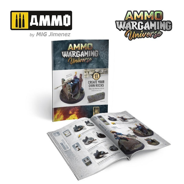 AMMO by Mig Jimenez A.MIG-7930 Wargamming Universe 11 Create your Own Rocks (8470980034797)