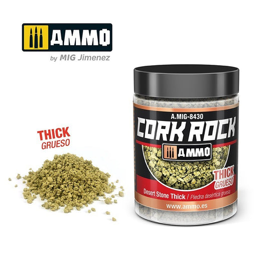 AMMO by Mig Jimenez A.MIG-8430 Terraform Cork Rock Desert Stone Thick Jar 100ml - Hobby City NZ (8470981116141)