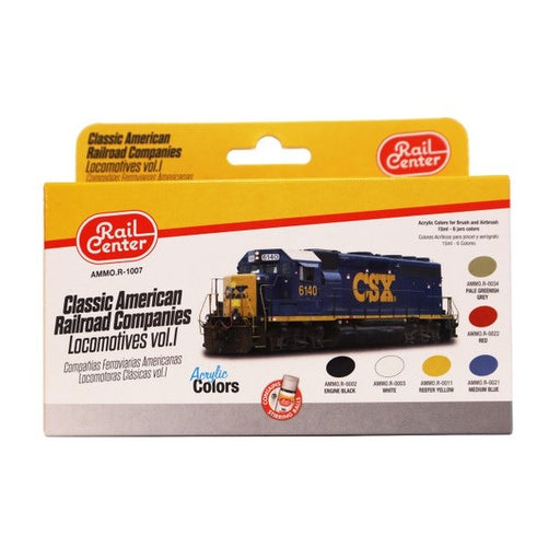 AMMO by Mig Jimenez AMMO.R-1007 Classic American Railroad Companies Locomotives Vol.1 - Hobby City NZ