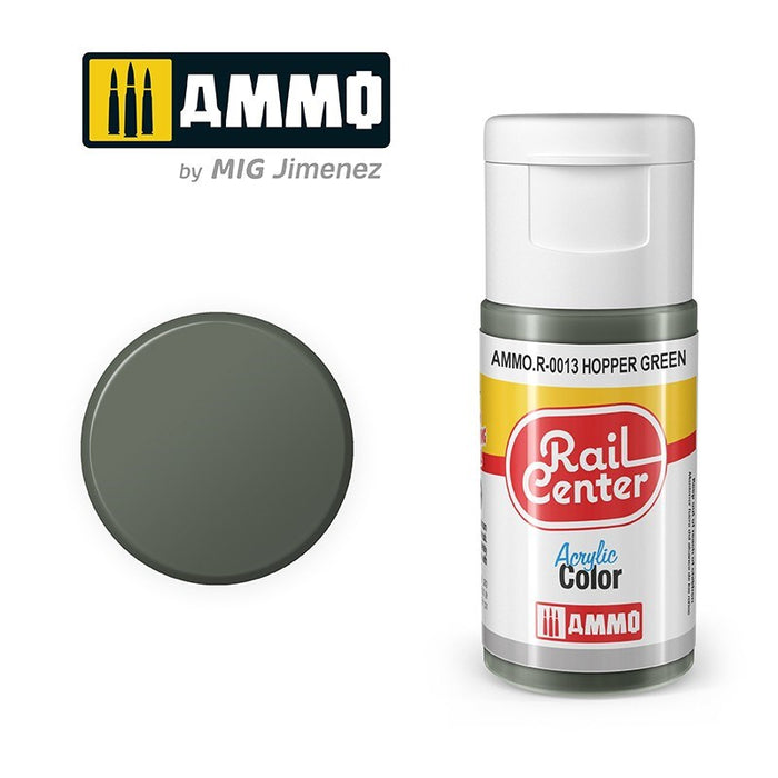 AMMO by Mig Jimenez AMMO.R-0013 Rail Center Hopper Green Acrylic Paint (8470983639277)