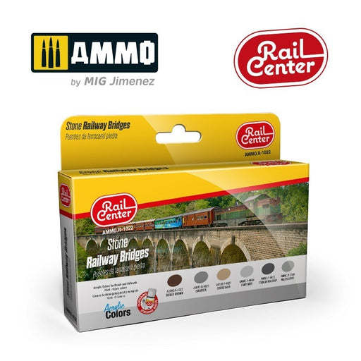 AMMO by Mig Jimenez AMMO.R-1022 Rail Center Stone RailWay Bridges (8470985441517)