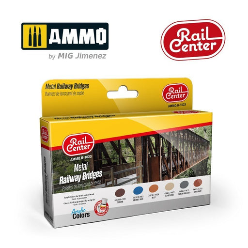 AMMO by Mig Jimenez AMMO.R-1023 Rail Center Metal Bridges - Hobby City NZ