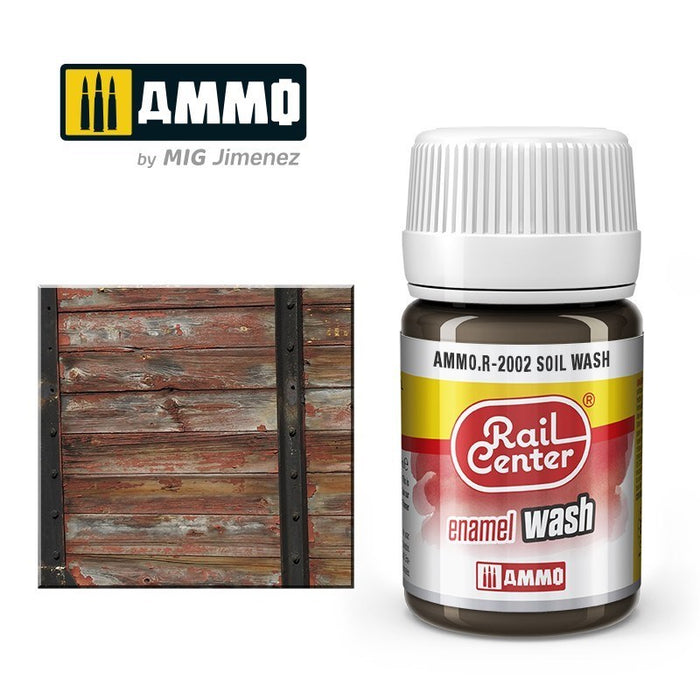 AMMO by Mig Jimenez AMMO.R-2002 Rail Center Soil Wash 35ml (8470986555629)