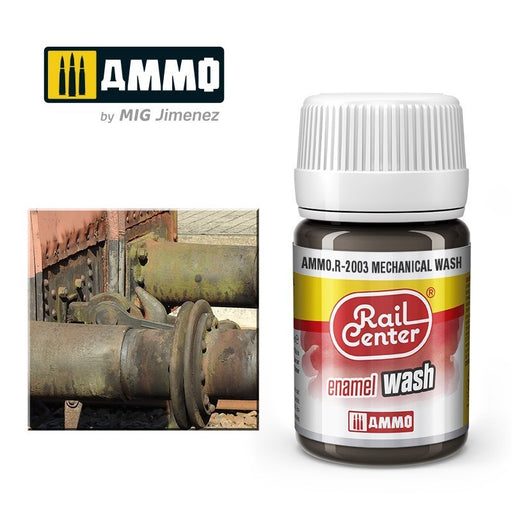 AMMO by Mig Jimenez AMMO.R-2003 Rail Center Mechanical Wash 35ml (8470986588397)