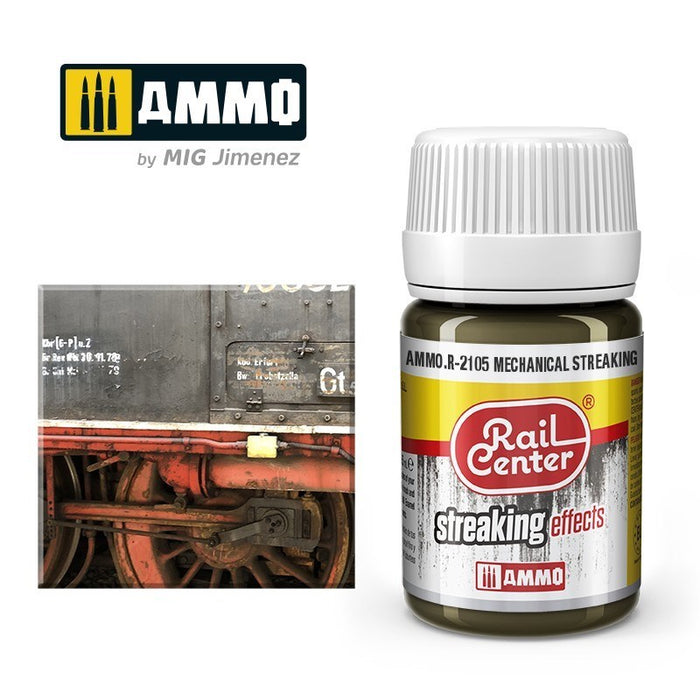 AMMO by Mig Jimenez AMMO.R-2105 Rail Center Mechanical Streaking 35ml (8470986981613)