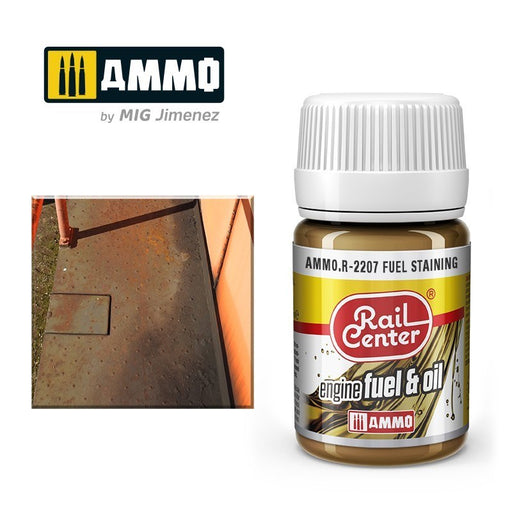 AMMO by Mig Jimenez AMMO.R-2207 Rail Center Fuel Staining 35ml (8470987571437)