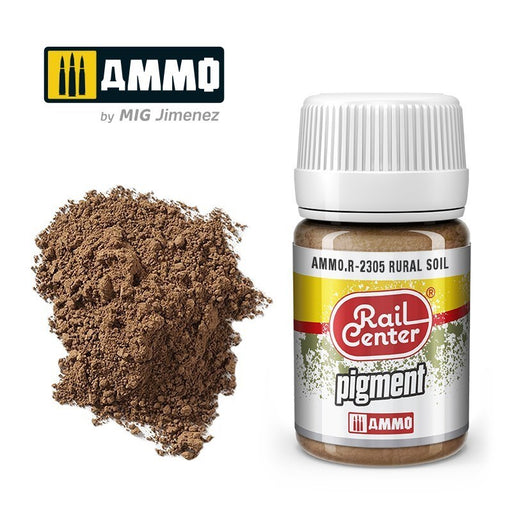 AMMO by Mig Jimenez AMMO.R-2305 Rail Center Pigment Rural Soil  35ml (8470987866349)