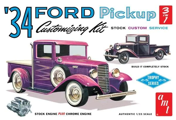 AMT 1120 1/25 1934 Ford Pickup (8324650565869)