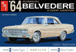 AMT 1188 1/25 1964 PLYMOUTH BELVEDERE (W-SLANT 6 ENGINE) (8324799922413)