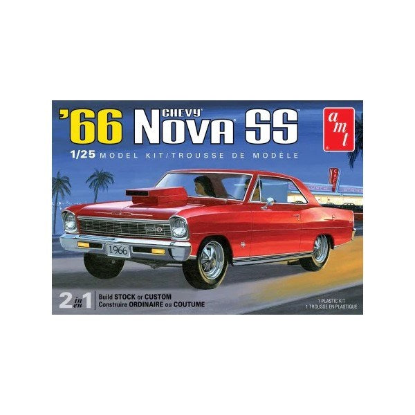 AMT 1198 1/25 '66 Chevy Nova SS - Hobby City NZ (4787869220913)