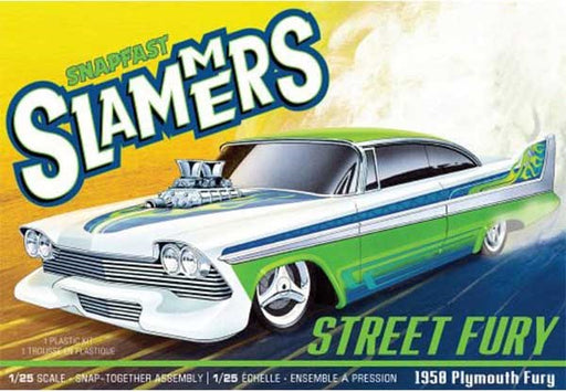 AMT 1226 1/25 1958 Street Fury Plymouth Slammer (SNAP Kit) - Hobby City NZ (8324798513389)