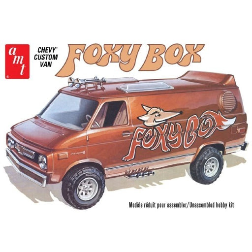 AMT 1265 1/25 1975 Chevrolet Van - Foxy Box - Hobby City NZ (7859178242285)