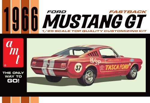 AMT 1305 1/25 '66 Ford Mustang Fastback - Hobby City NZ