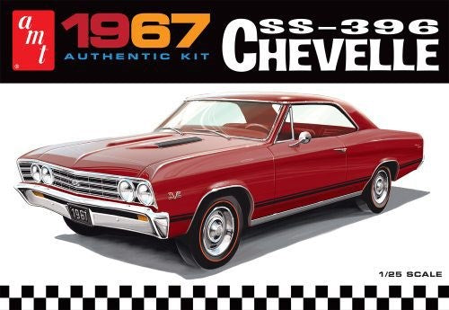 AMT 1388 1/25 '67 Chevy Chevelle SS396 - Hobby City NZ (8324820435181)