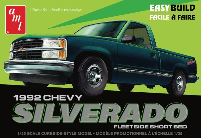 AMT 1408 1/25 '92 Chevy Silverado (8531198345453)