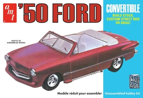 AMT 1413 1/25 '50 Ford Conv. Street Rod (8324820599021)