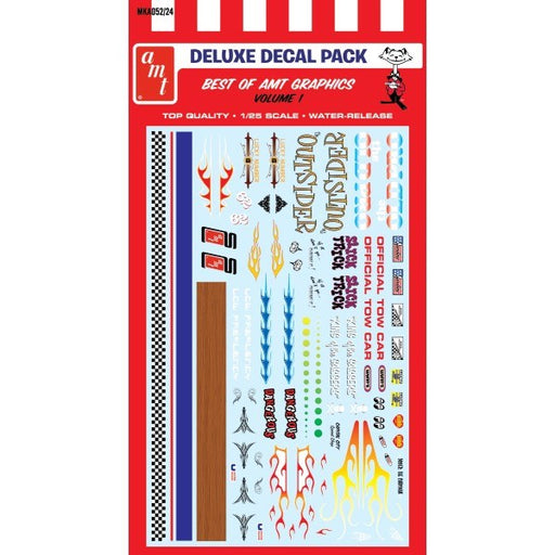 AMT MKA052 1/25 Best of AMT Graphics Vol. 1 - Deluxe Decal Pack - Hobby City NZ