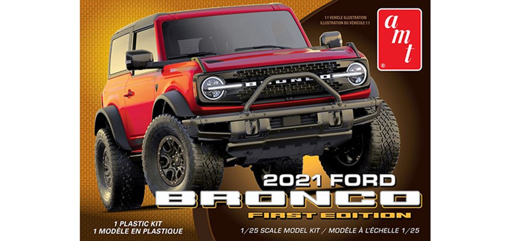 AMT 1343 1/25 21 Ford Bronco 1st Edition - Hobby City NZ (8424230093037)