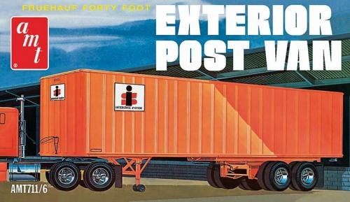 AMT 1357 1/25 Fruehauf 40' Post Trailer (8424230584557)