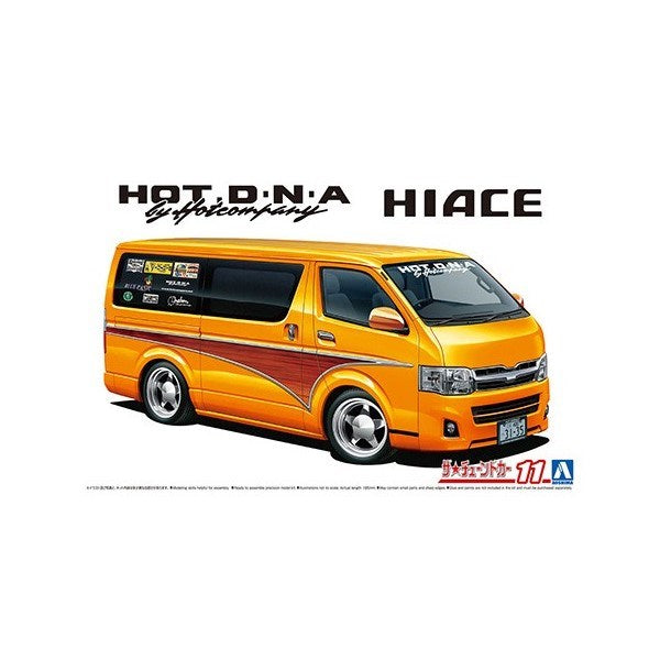 Aoshima 05948 1/24 2012 Hotcompany Toyota TRH200V Hiace - Hobby City NZ