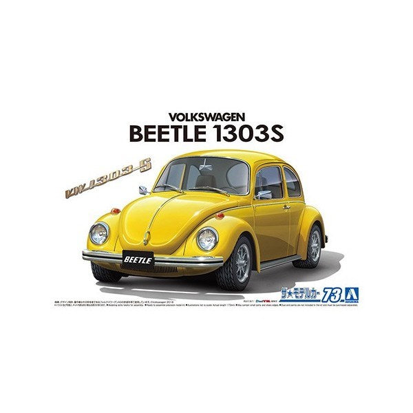 xAoshima 06130 1/24 1973 Volkswagen 13AD Beetle 1303S - Hobby City NZ