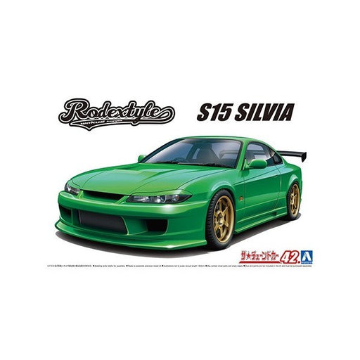 Aoshima 6148 1/24 1999 Rodextyle Nissan S15 Silvia - Tuned Car No.42 (8191632474349)