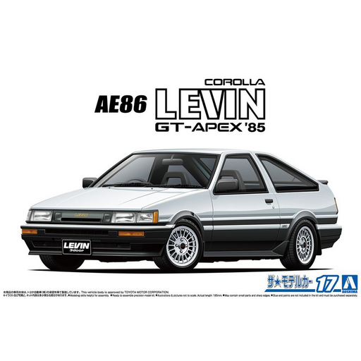 Aoshima 1/24 TOYOTA AE86 COROLLA LEVIN'85 (8191634669805)