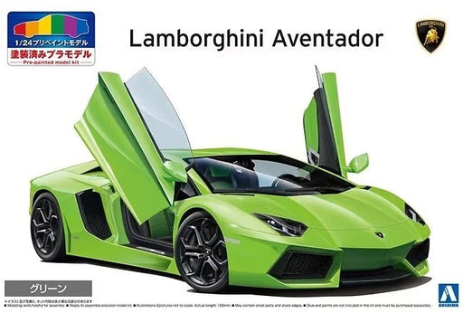 Aoshima 6203 1/24 LAMB AVENTADOR GREEN'11 (8278381953261)