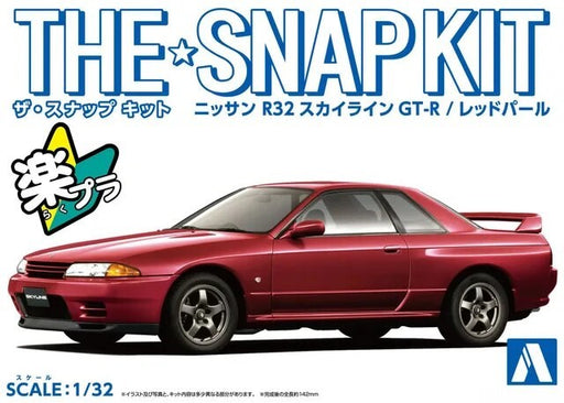 Aoshima 1/32 R32 SKYLINE GT-R (RED PEARL (8278377332973)