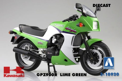 Aoshima 10920 1/12 KAWASAKI GPZ900R LIME GREEN (7788024824045)