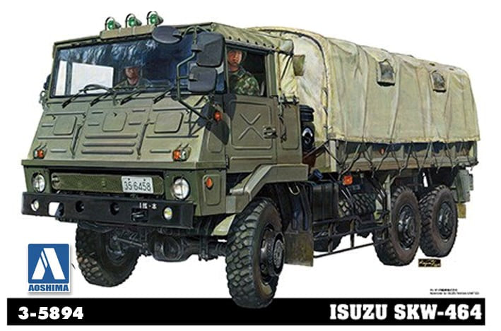 Aoshima 5894 1/35 TYPE 73 ISUZU HEAVY TRUCK JGSDF - Hobby City NZ
